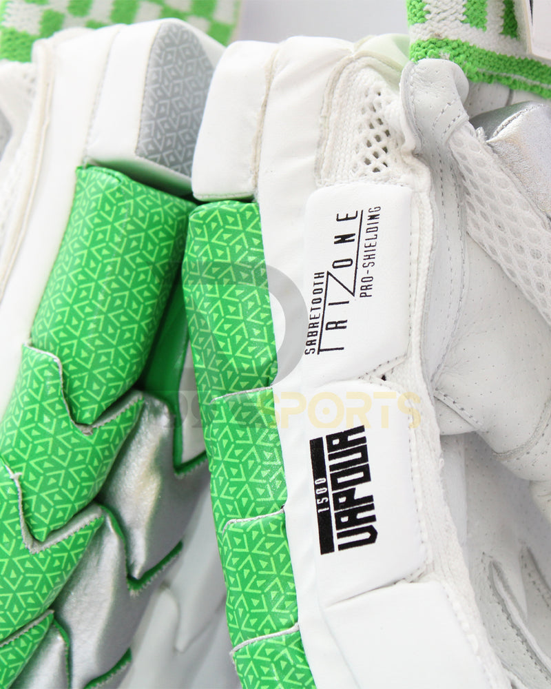 grayniclle batting gloves white green ar_140020