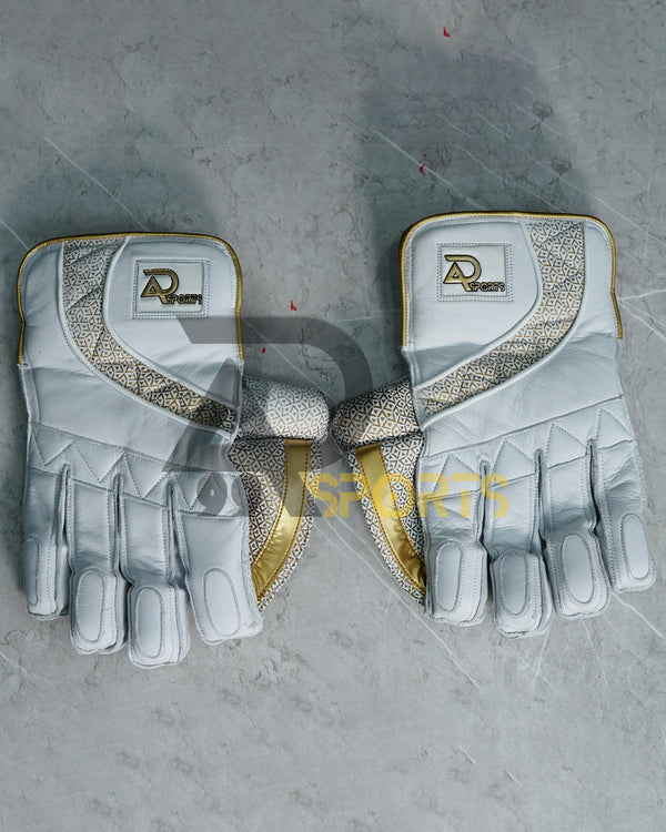 Wicket Keeping Gloves - White Ar_10001
