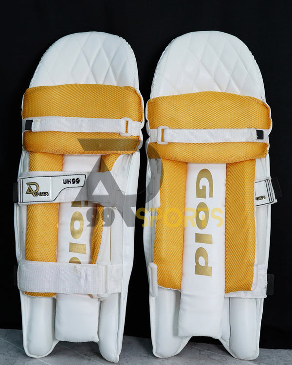 LEG PADS - GOLD - WHITE AR_11003