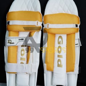 Elite-Gold-White-Cricket-Batting-Pads