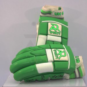 Premium-Green-& White-Cricket-Batting-Gloves