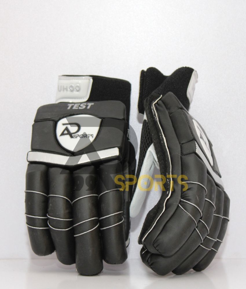 Test-Pro-Level-Comfort-Batting-Cricket-Gloves-Black