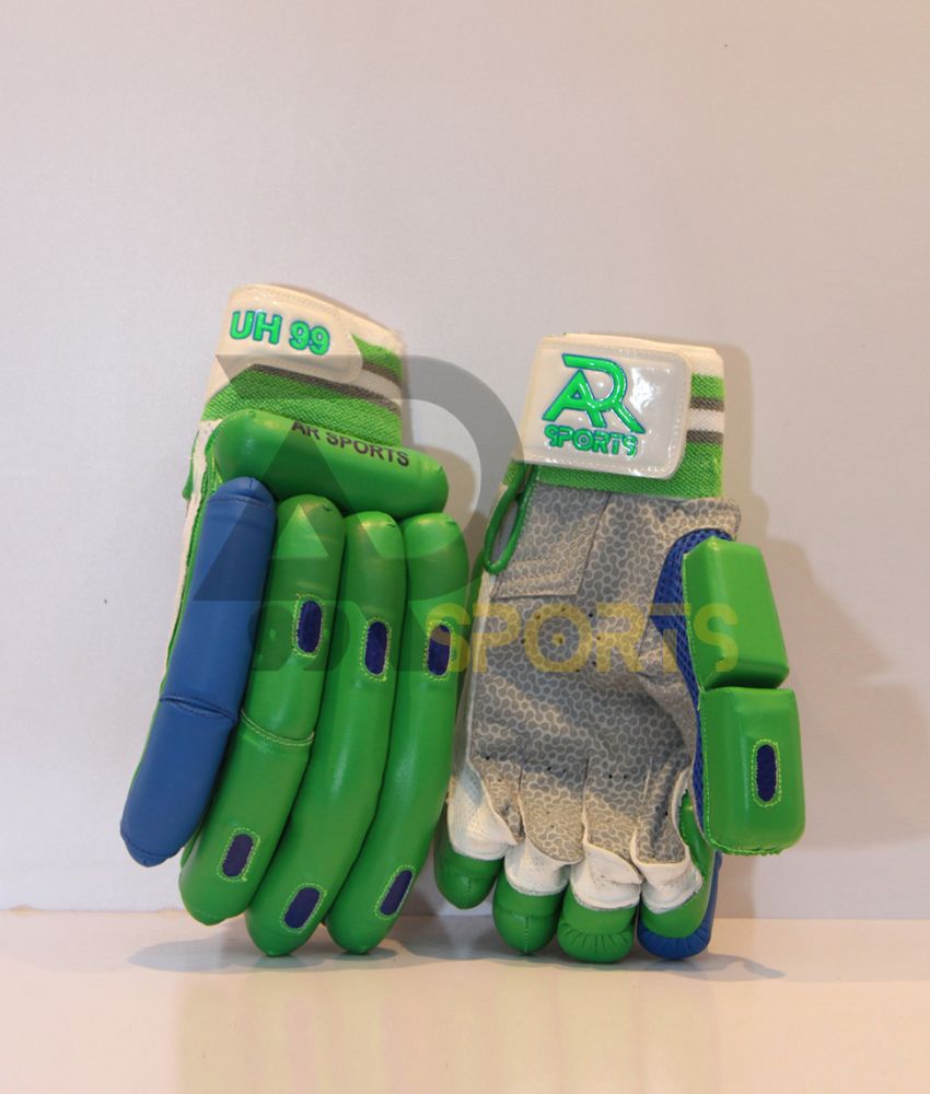 New Arrival Green Blue Batting Cricket Gloves