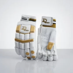 AR Aura White & Gold Gloves