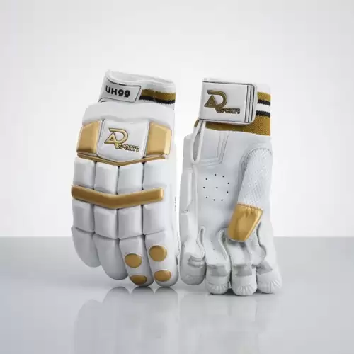 AR Aura White & Gold Gloves