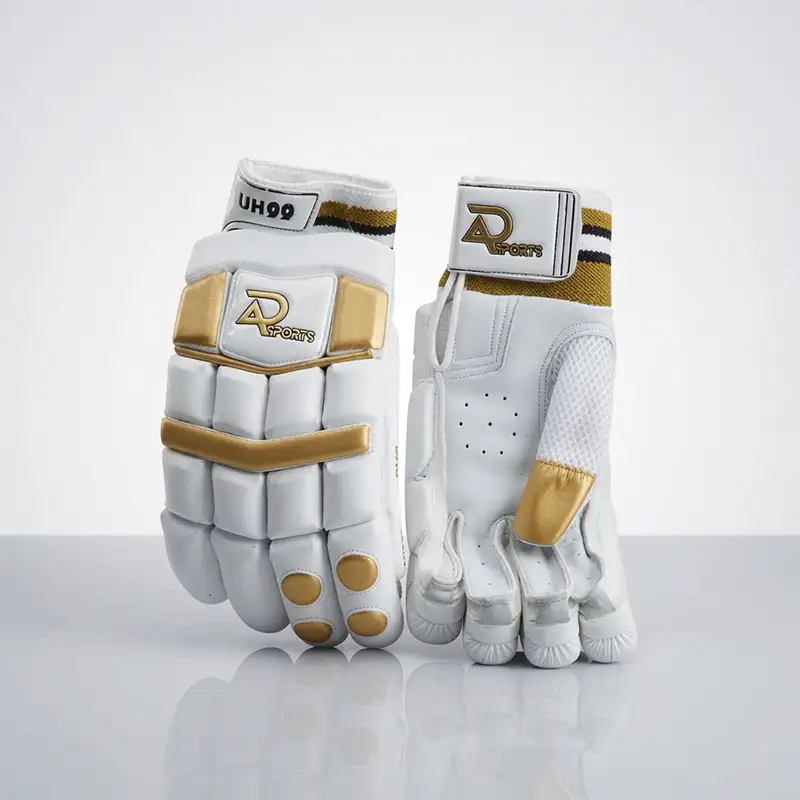 AR Aura White & Gold Gloves