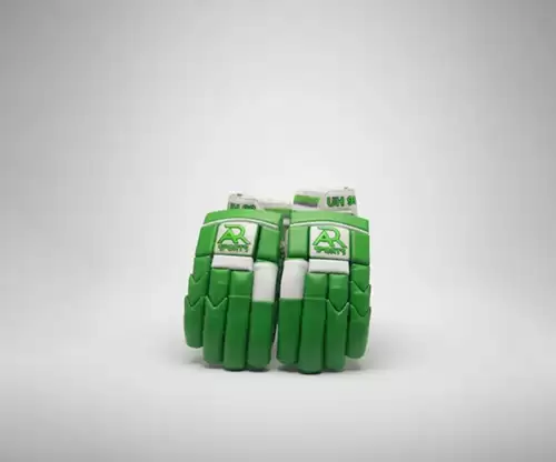 AR Lime Green Cricket Gloves