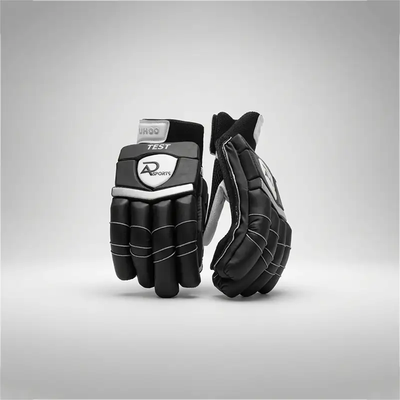 AR Test Edition Black Cricket Gloves