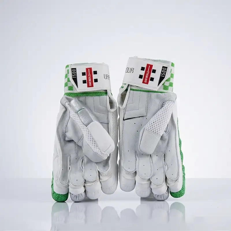 GN Test Edition Green Cricket Gloves - Image 2