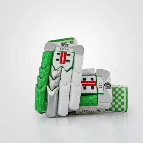 GN Test Edition Green Cricket Gloves
