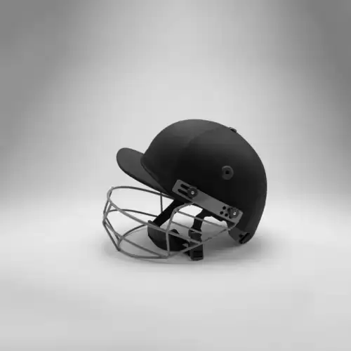 Gray-nicolls Black Cricket Helmet large with steel grill and airflow vents